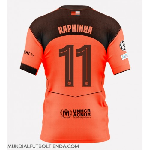 Camiseta Barcelona Raphinha Belloli #11 Tercera Equipación Replica 2025-26 mangas cortas